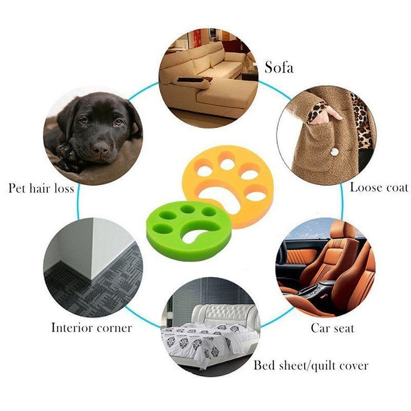 Pet Cat's Paw Cleaning Clothes Dust Removal Double-sided Lent Remover