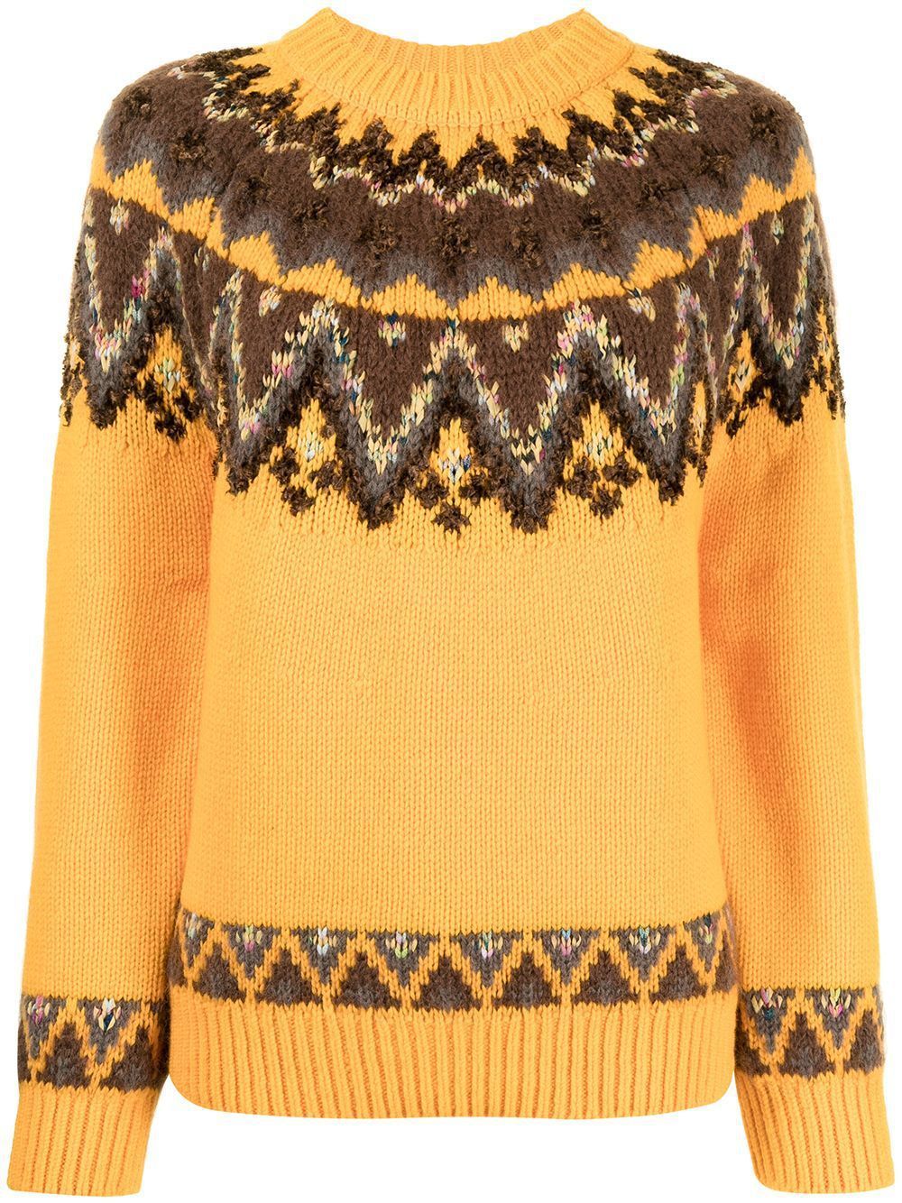 Women's Round Neck Multi-color Loose Fashion Pullover Sweater