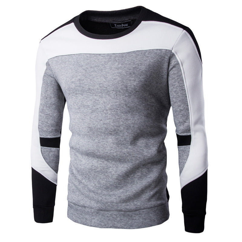 Casual Sportswear Baseball Sweater Plush Men's Wear