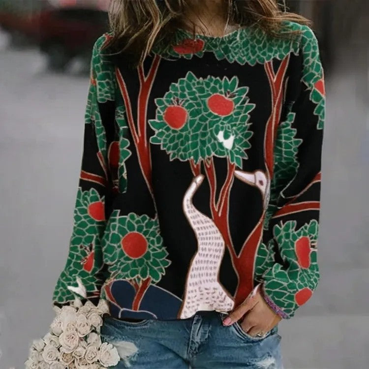 Digital Printed Women's Sweater