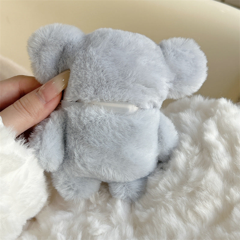 Cute Cartoon Baby Elephant Wireless Bluetooth Headset Protective Cover