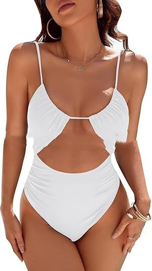 European And American Cute Women's One-piece Swimsuit