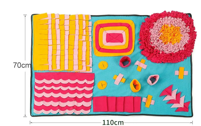 Sniffing Pad Bite Resistant Puzzle Pet Toy Dog Smell - Ocean Vault