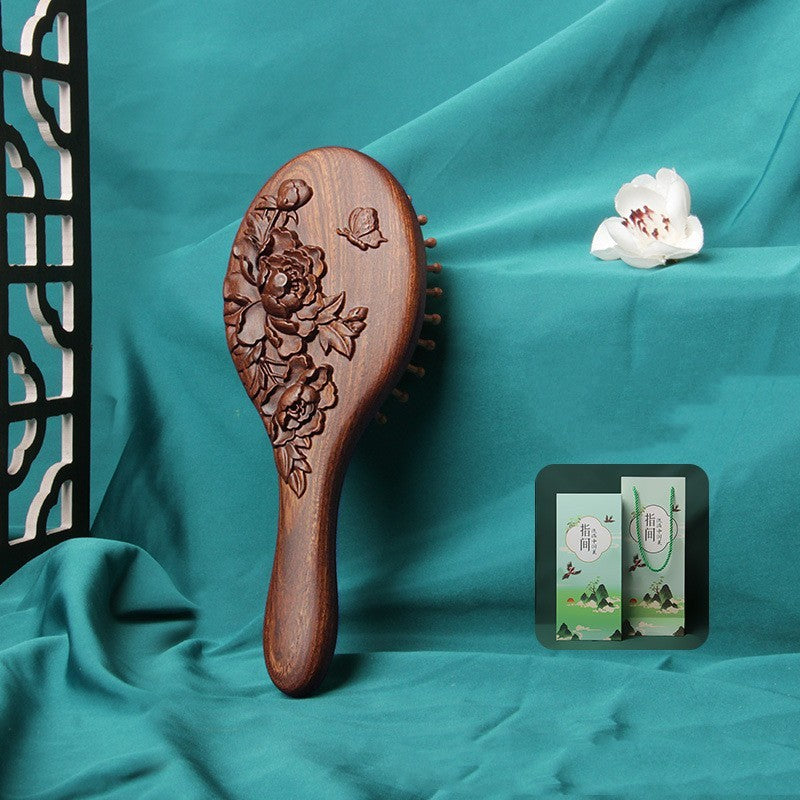 Airbag Massage Comb Large Wooden For Women Only