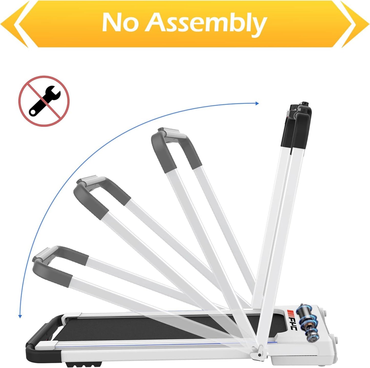 Walking Pad Treadmill, 300 Lbs About 136.1 Kg Capacity Under-the-counter Treadmill, Walking Pad With Handle, Small Household Treadmill, Mini Foldable Treadmill With Remote Control