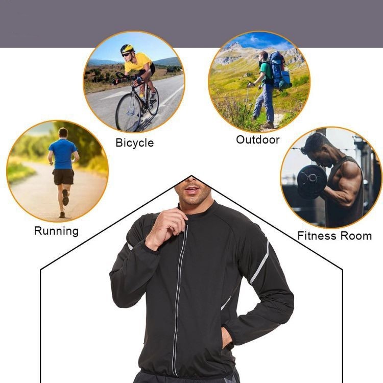 Abdominal Tightening Fitness Sweating Long Sleeved Sportswear