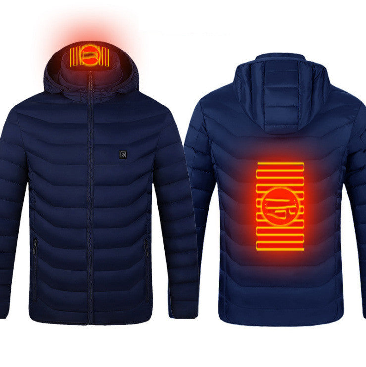 New Electric Jacket Cotton Coat Heater Thermal Clothing for Winter