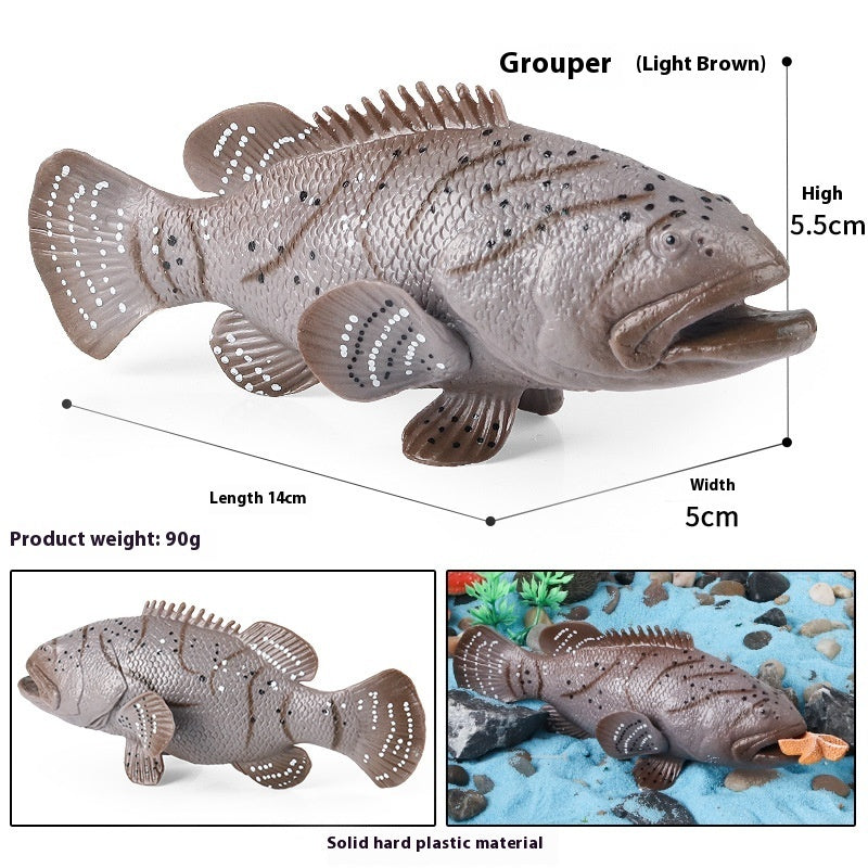 Simulation Marine Animal Model Children's Cognitive Toy