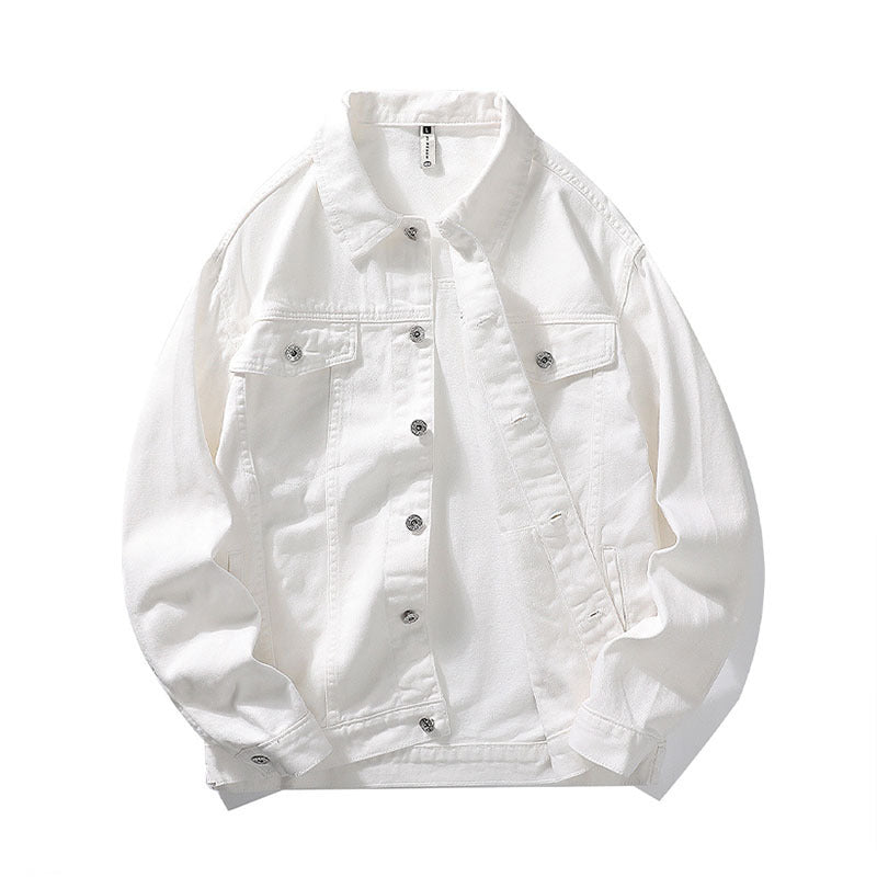 Men's Autumn Workwear Fashion Brand Polo Collar Jacket