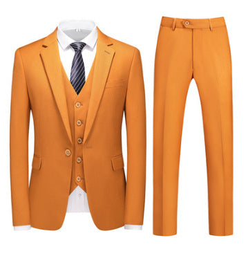 Men's Suit Three-piece Suit Business Wear Formal Wear