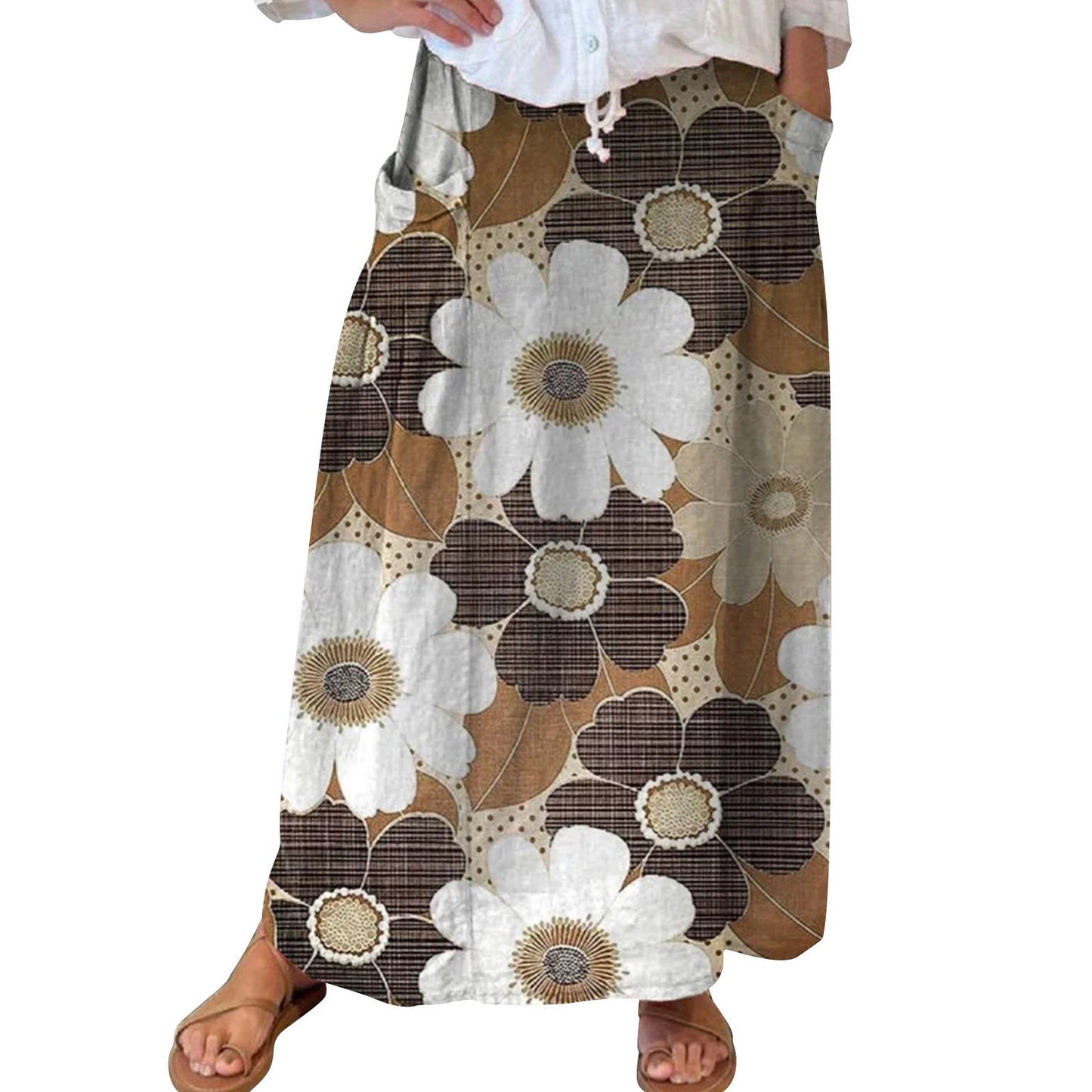 Women's Fashion Vintage Floral Holiday Dress