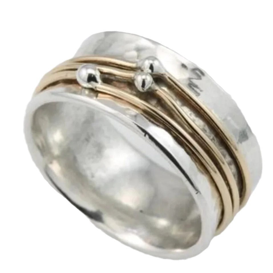 Retro Two-tone Ring