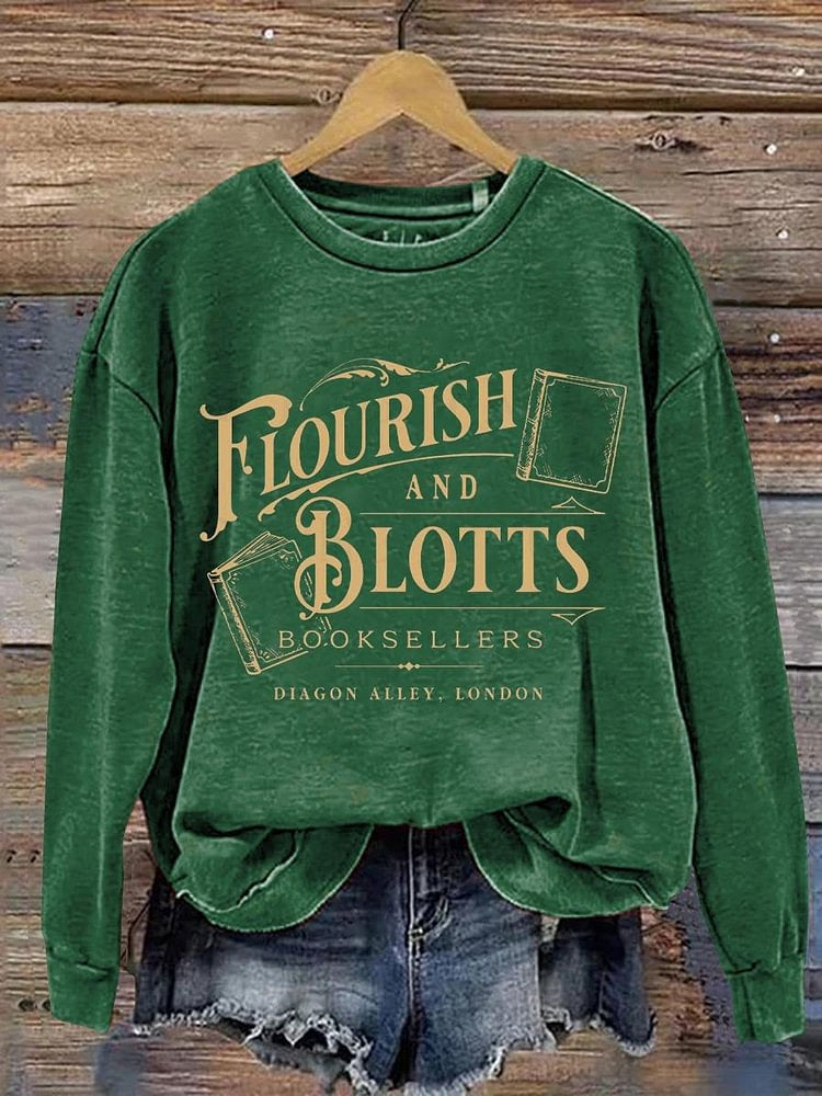 Fashion Digital Printed Round Neck Sweater