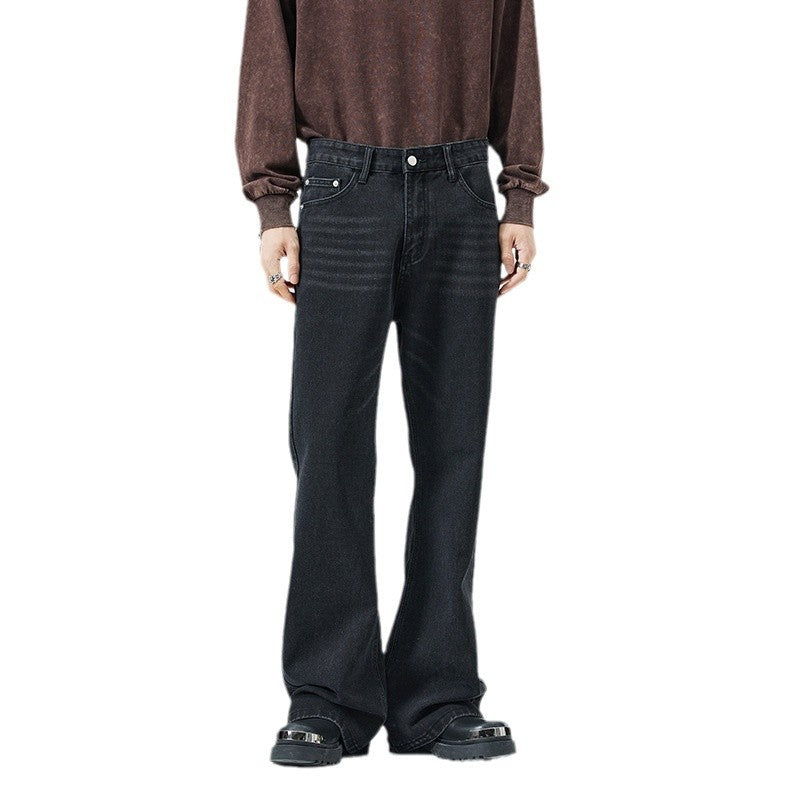 American Bootcut Pants Men's Draping Street Retro High Street Jeans