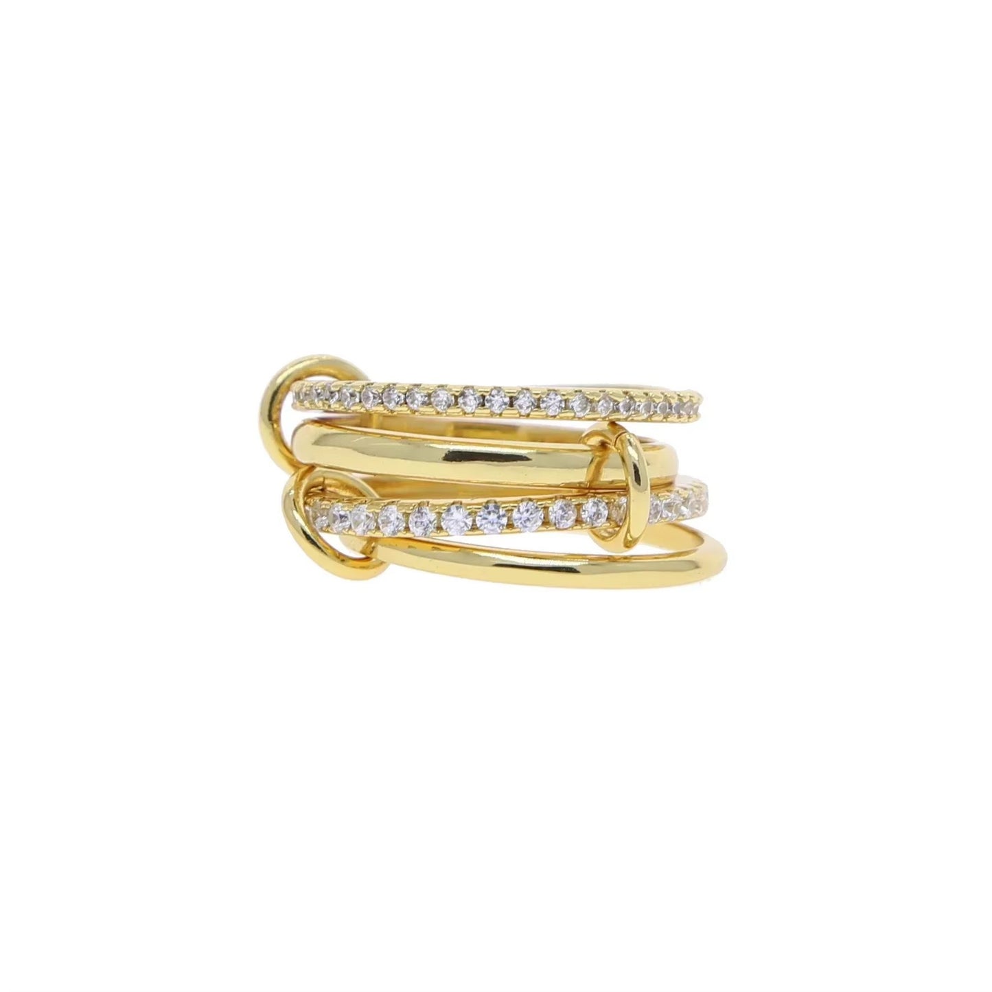 Stainless Steel Ring Zircon Titanium Steel Full Diamond Ring