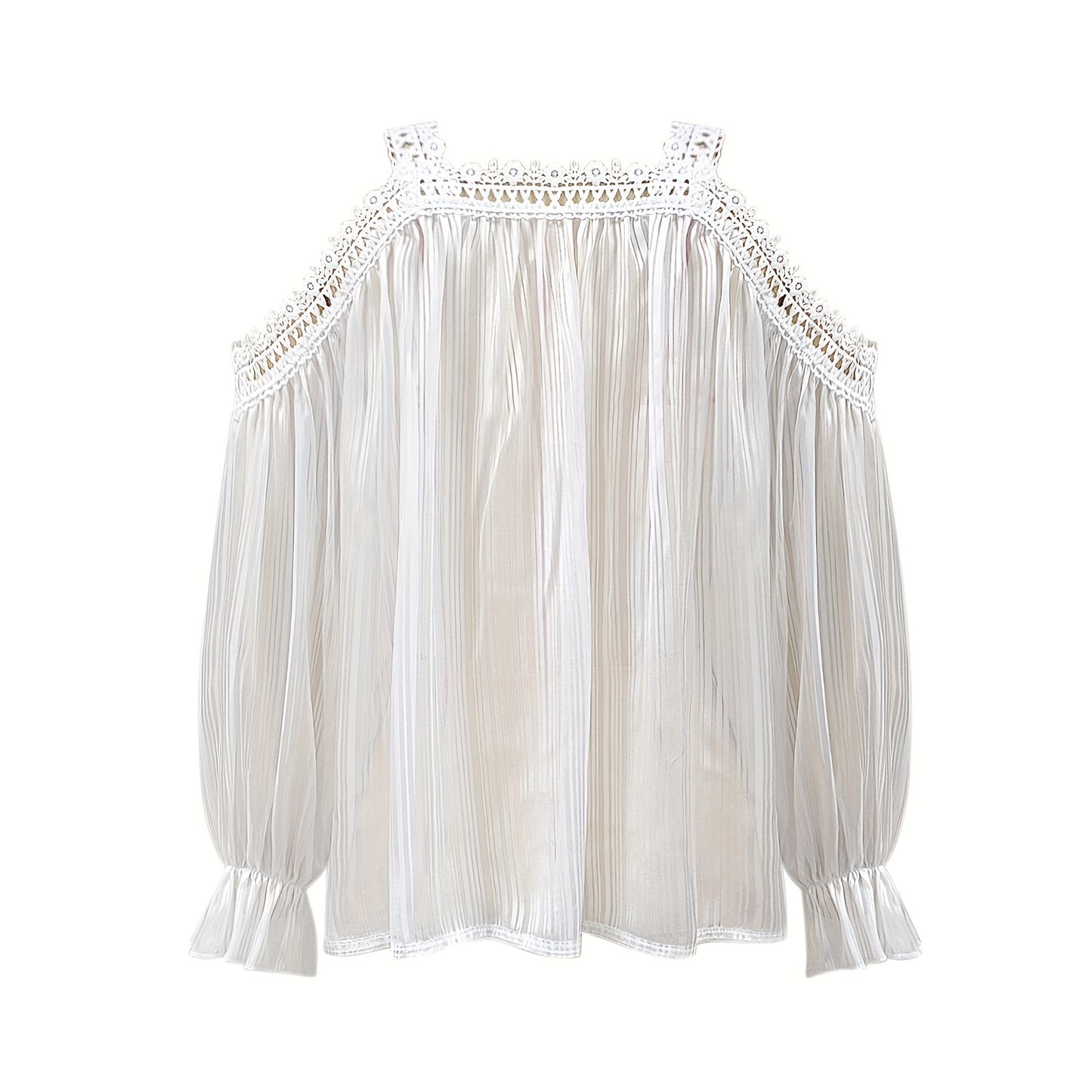 Stitching Lace Shirt Women's Loose Top