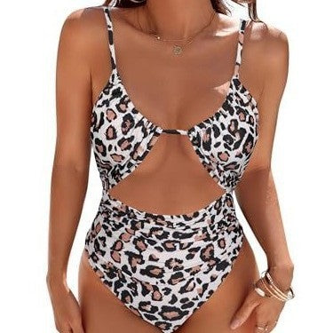 European And American Cute Women's One-piece Swimsuit