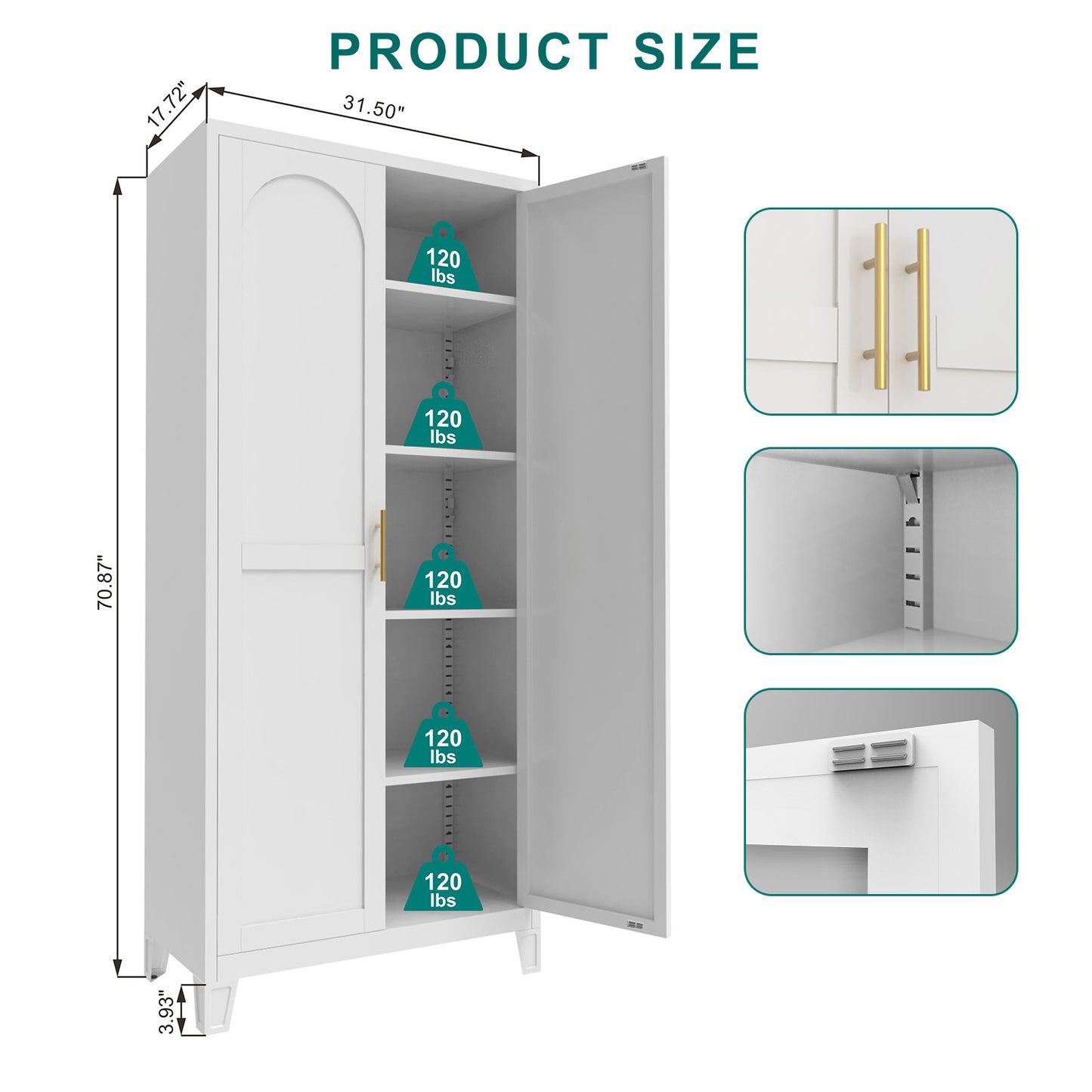 2 Shapely Doors Cabinet 180 Height