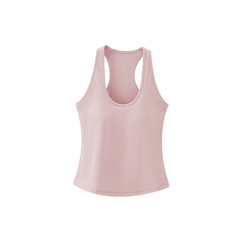 7A Antibacterial Lyocell Cool Feeling Padded Strap Vest Top