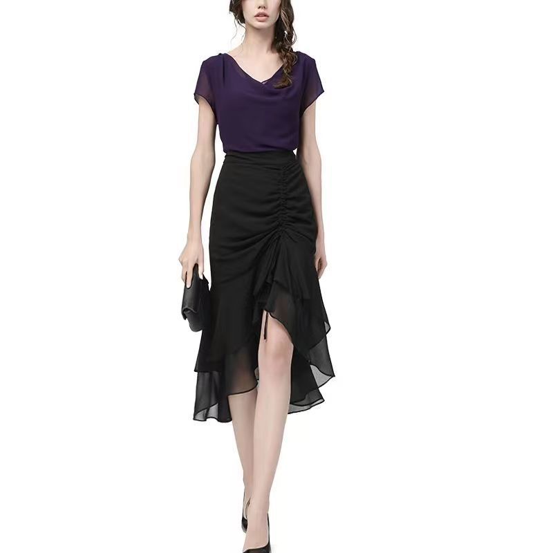 Waist Slimming Fishtail Sheath Mid-length