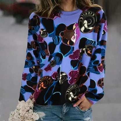Digital Printed Women's Sweater