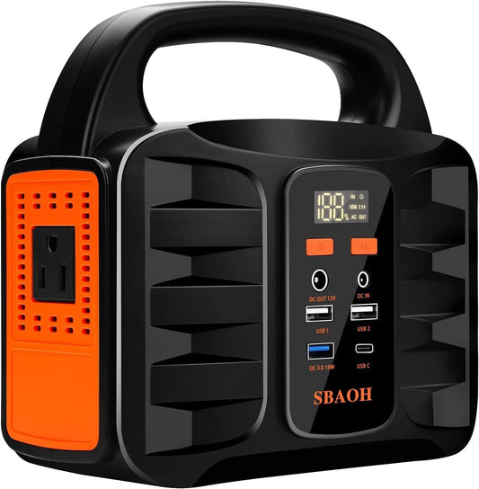 Portable Power Station 150W 155Wh 42000mAh Solar Generator For Road Trip