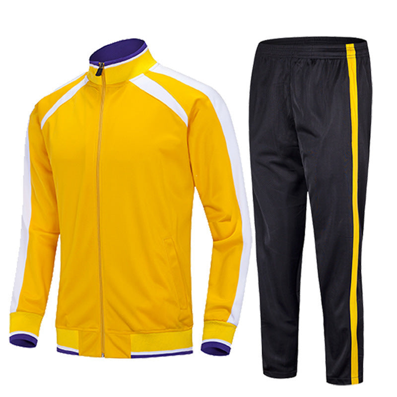 Casual Running Sportswear Gold Velvet Training Suit