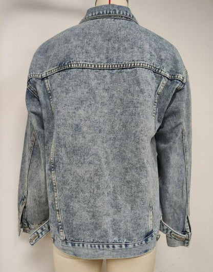 Fashionable Non-elastic Ladies' Coat