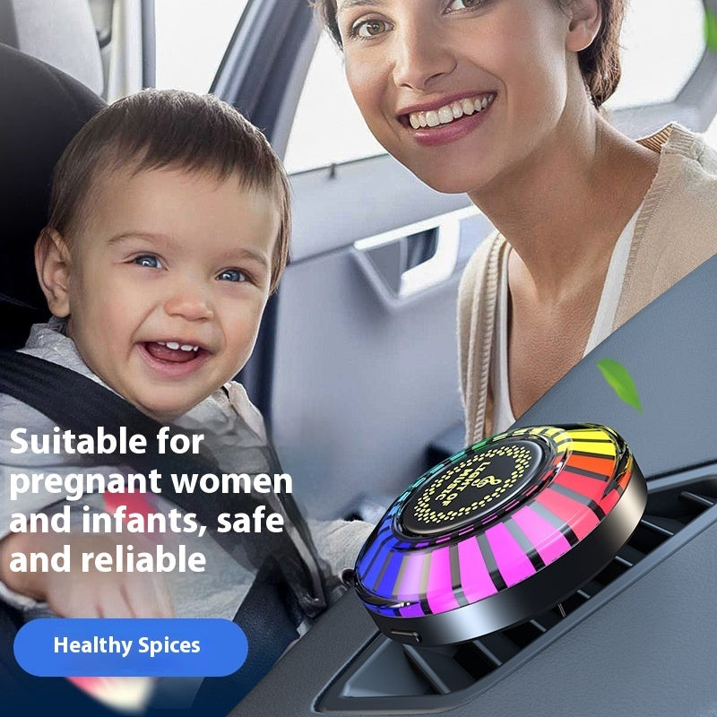 Car Air Outlet Pickup Light Solid Aromatherapy Music Rhythm Light Car