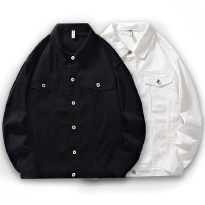 Men's Autumn Workwear Fashion Brand Polo Collar Jacket