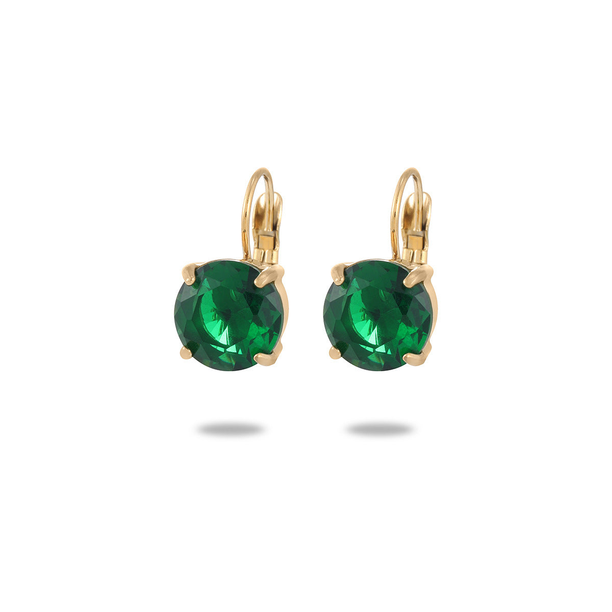 Fashionable Simple Four-claw Single Diamond Stainless Steel Women's All-match High-grade Earrings