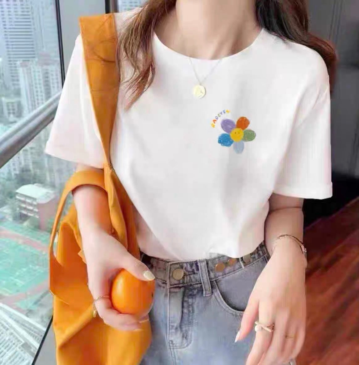 Pure Cotton Summer Short-sleeved T-shirt Chinese Style Fashionable And Stylish