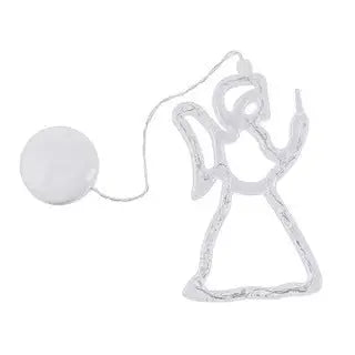 Christmas LED Suction Cup Chandelier Santa Claus Elk Snowman Lights Holiday Party Window Decor Lamps Battery Powered - Ocean Vault