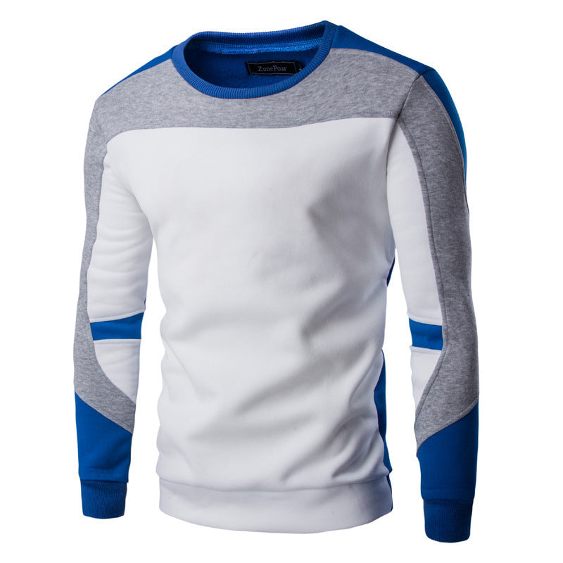 Casual Sportswear Baseball Sweater Plush Men's Wear
