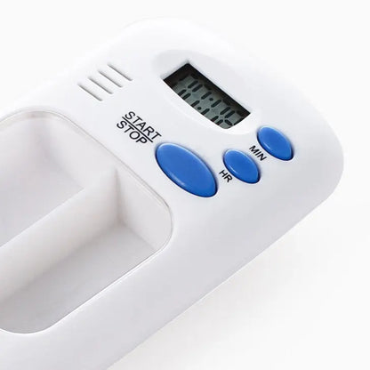 Smart medicine reminder two small kits mini portable portable electronic reminder timing alarm clock box - Ocean Vault