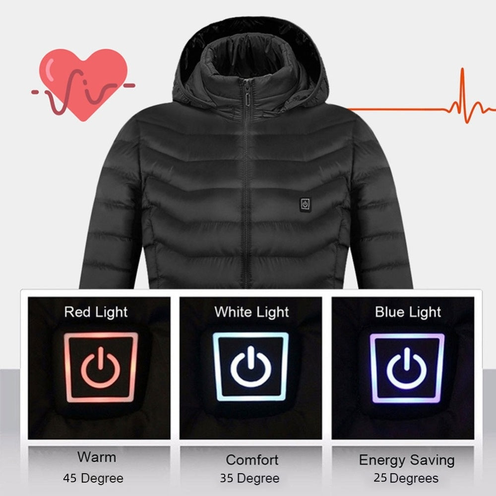 New  Electric Jacket Cotton Coat Heater Thermal Clothing for Winter