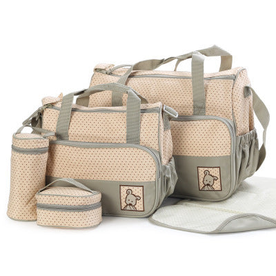 Baby Diaper Bag Suits For Mom Baby Bottle Holder Mother Mummy Stroller Maternity Nappy Bags Sets - Ocean Vault