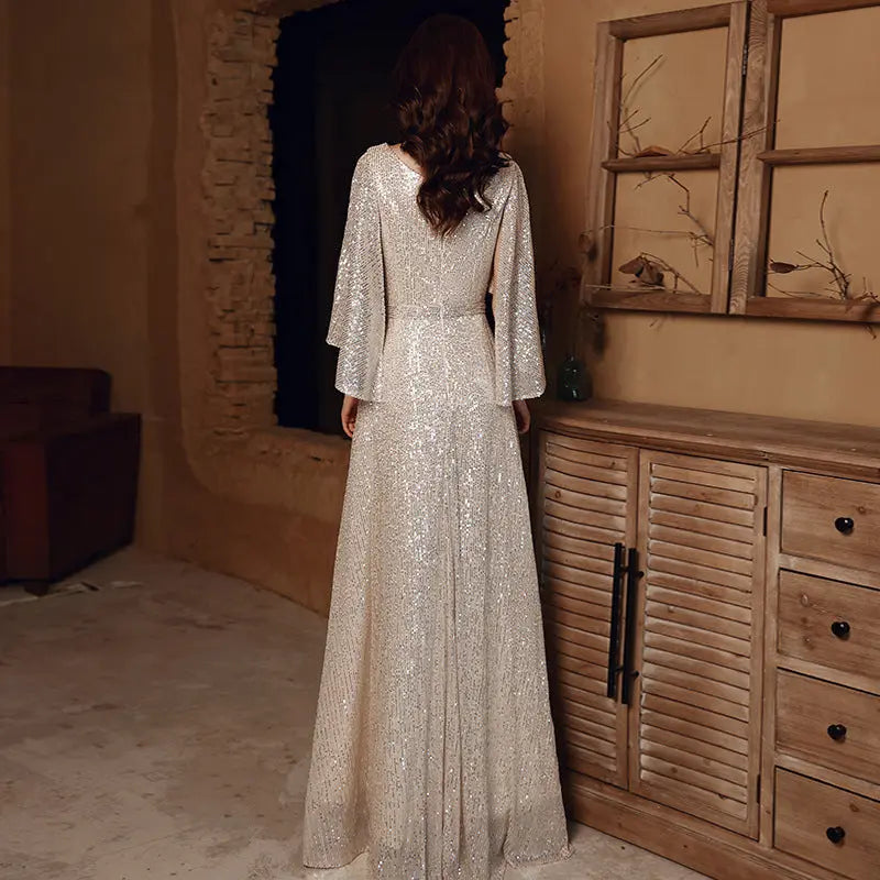 Women's New Spring Temperament Evening Dress - Ocean Vault