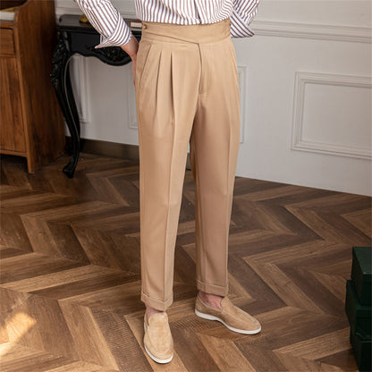Commuter Gentleman's All-match Personalized Casual Trousers