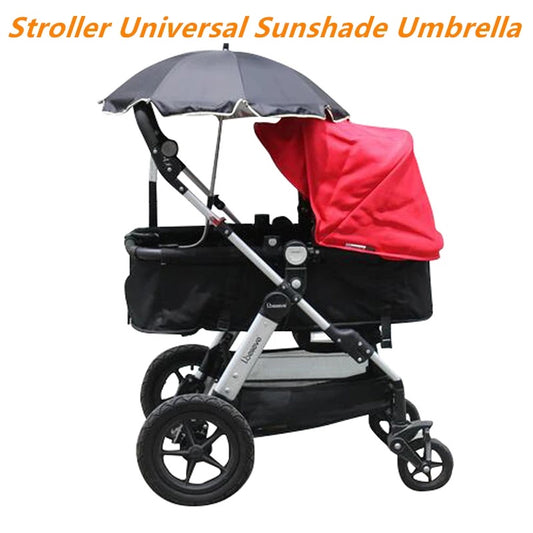 360 Degrees Pram Umbrellas Cart Accessories Adjustable Stroller Umbrella - Ocean Vault