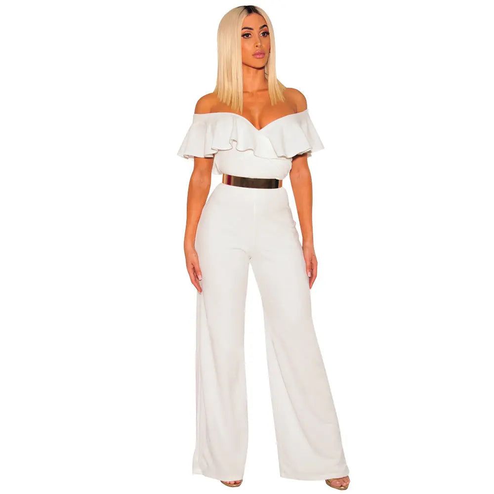 Women's New Standard Code Sexy Falbala Jumpsuits - Ocean Vault