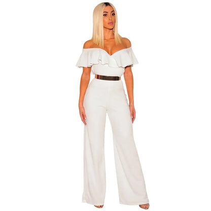 Women's New Standard Code Sexy Falbala Jumpsuits - Ocean Vault