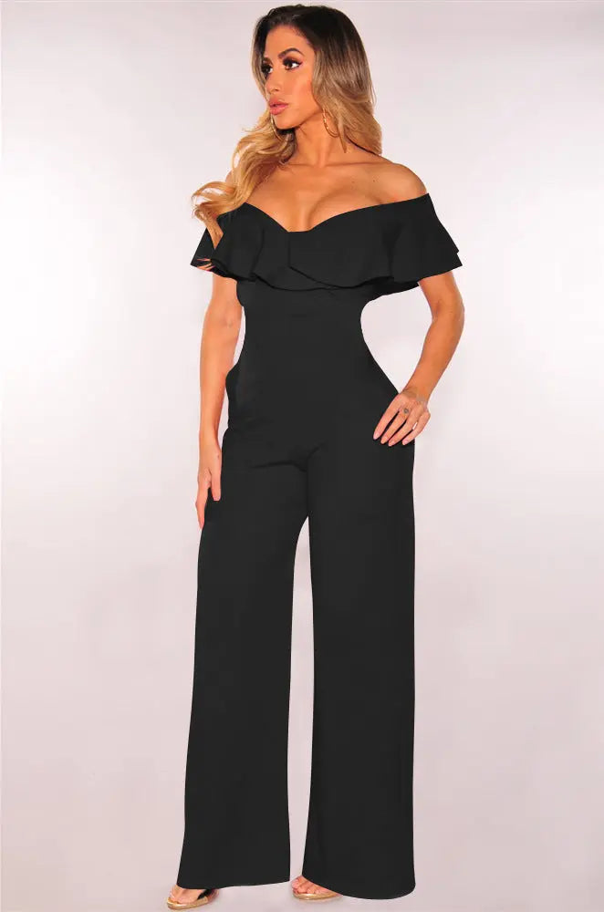 Women's New Standard Code Sexy Falbala Jumpsuits - Ocean Vault