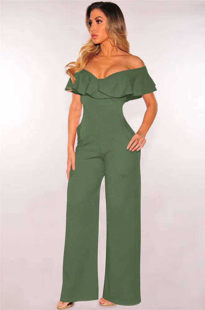 Women's New Standard Code Sexy Falbala Jumpsuits - Ocean Vault