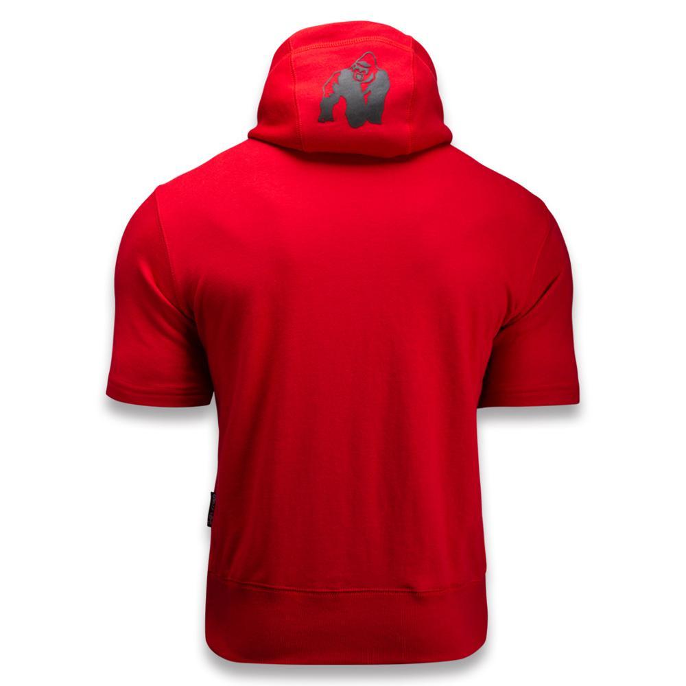 Casual fitness tight hooded short sleeve sportswear