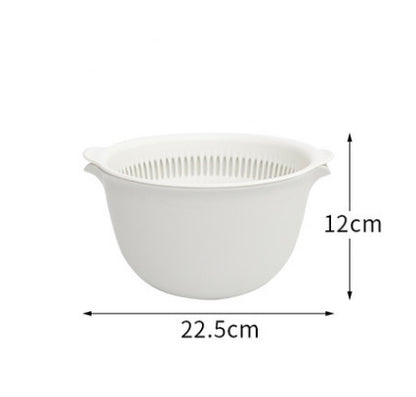 Double sink dish drain basket kitchen panning wash fruit basket