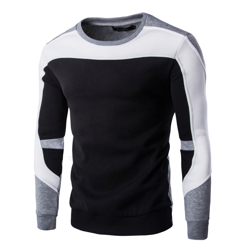 Casual Sportswear Baseball Sweater Plush Men's Wear