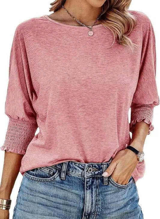 Summer New Product Fashionable Loose Round Neck Cufflinks Embroidered Long Edition Women's Large Shirt