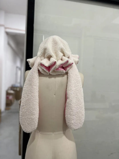 Rabbit Ear Ruffled Hat - Ocean Vault