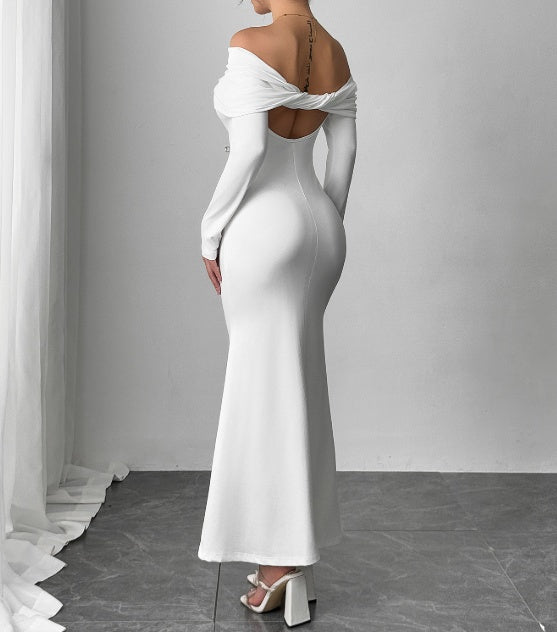 Backless Slim Fit Dress